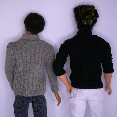 Popular "Sean" sweater for Ken dolls and friends (Barbie, Fashion Royalty, etc.) - image2